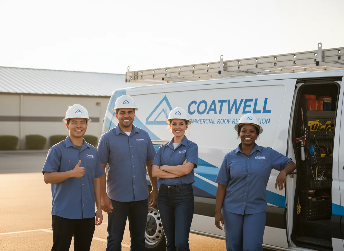 Commercial roof coating company in Somerdale, OH